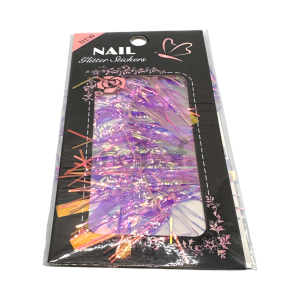 NAM24 Nail Glitter Sticker - Violett Rainbow
